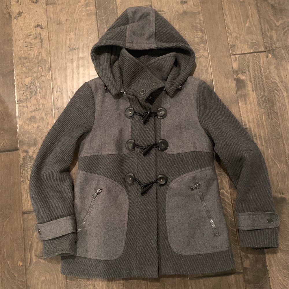Kennith Cole Grey Peacoat, 6